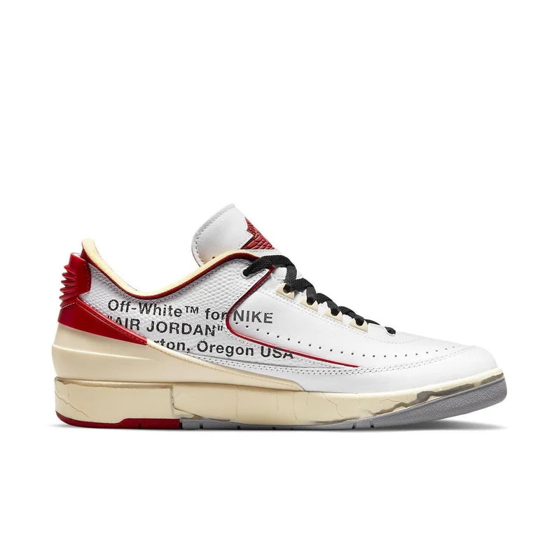 Air Jordan 2 Retro Low SP Off-White White Red